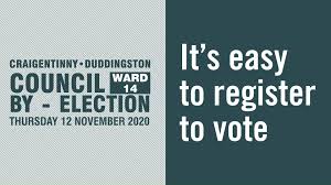 Read more about the article Craigentinny/Duddingston By-Election – 12th November 2020